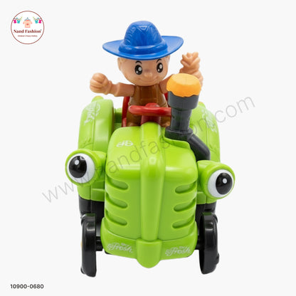 Kids Farmer Tractor Toy with Driver Figure