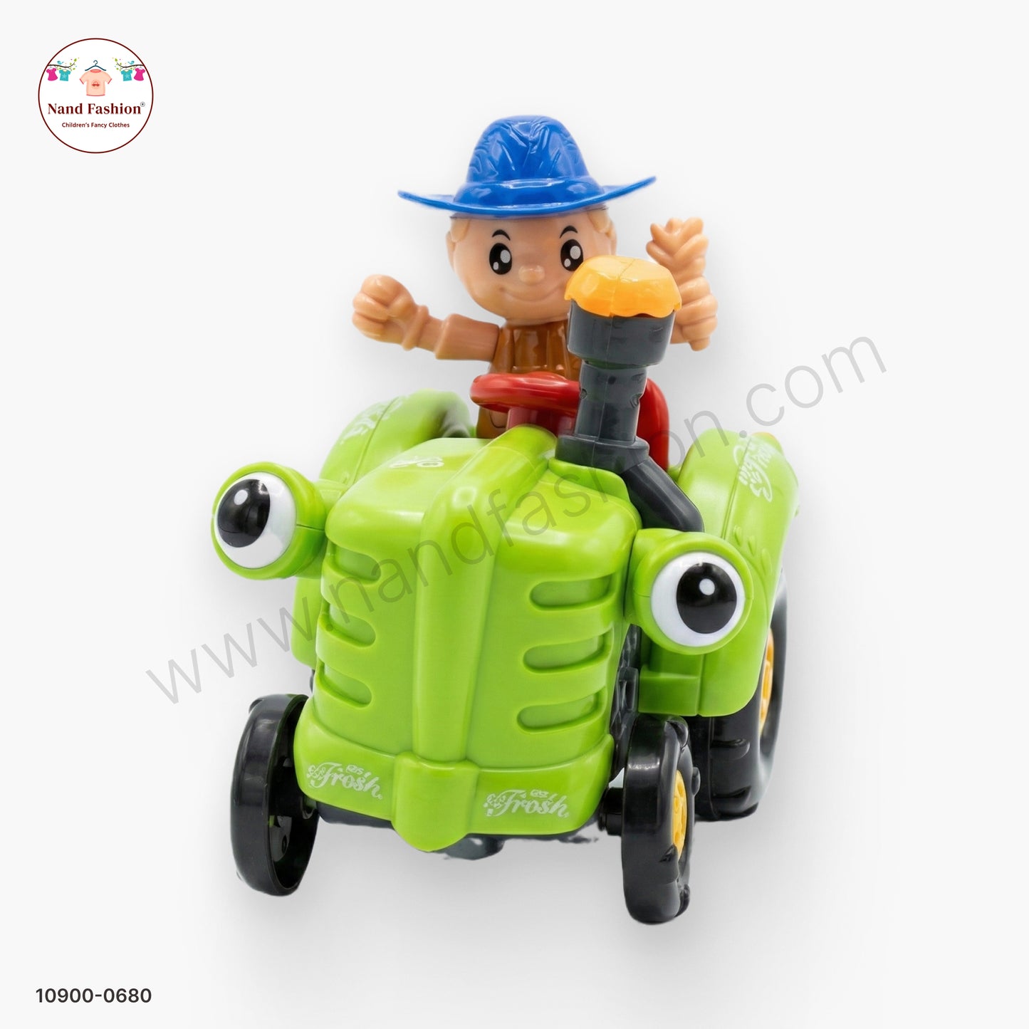 Kids Farmer Tractor Toy with Driver Figure
