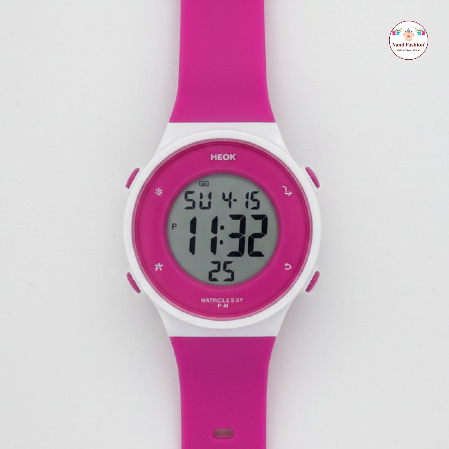 Kids Digital Sports Watch | Black Waterproof LED Watch | Soft Silicone Strap | Multi-Function Display