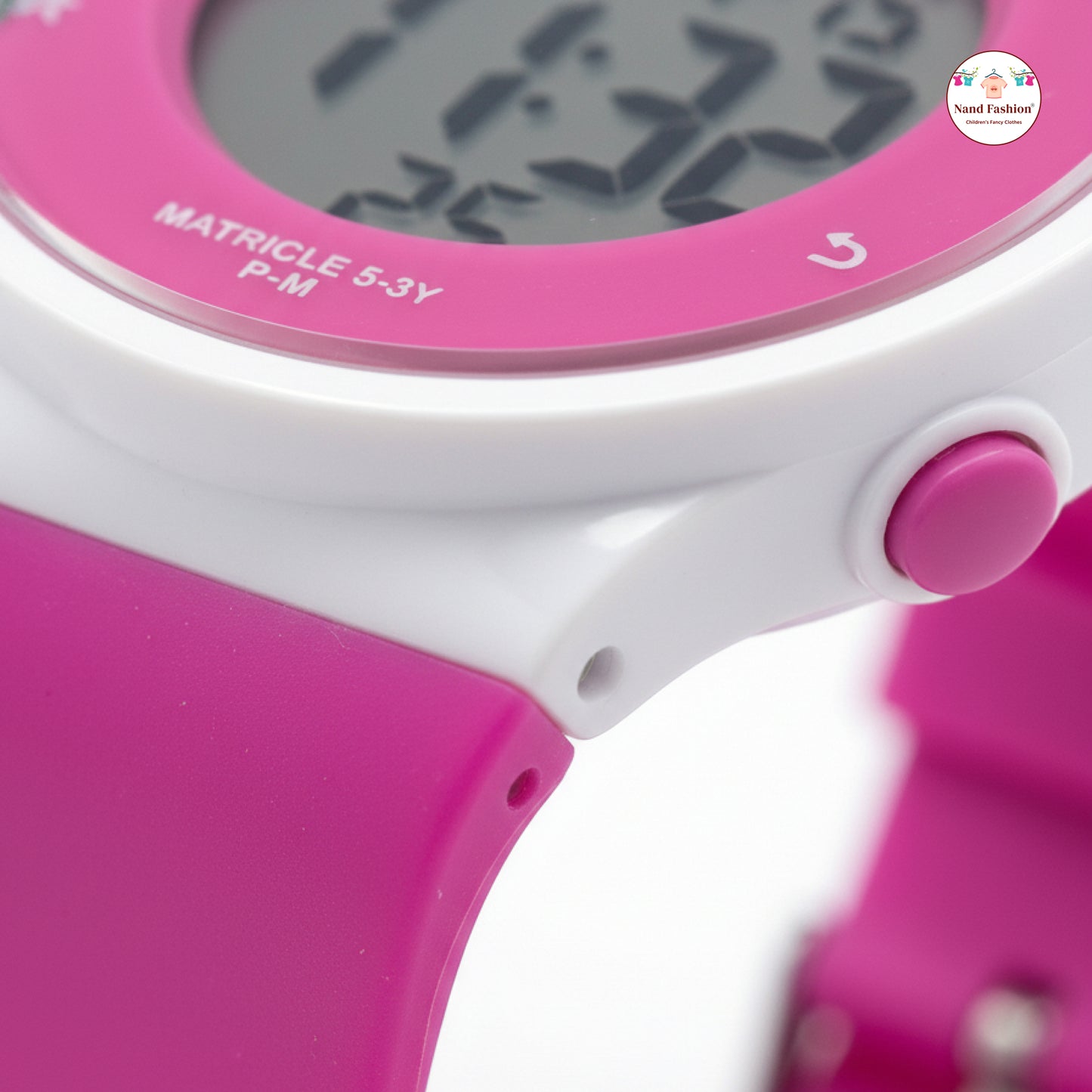 Kids Digital Sports Watch | Black Waterproof LED Watch | Soft Silicone Strap | Multi-Function Display