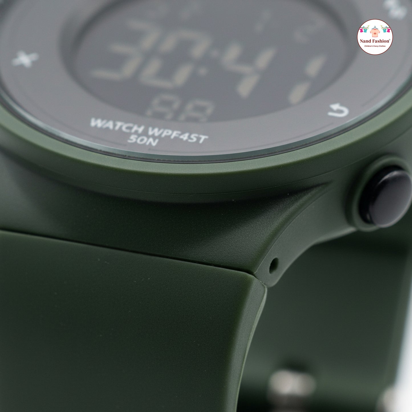 Kids Digital Sports Watch | Black Waterproof LED Watch | Soft Silicone Strap | Multi-Function Display