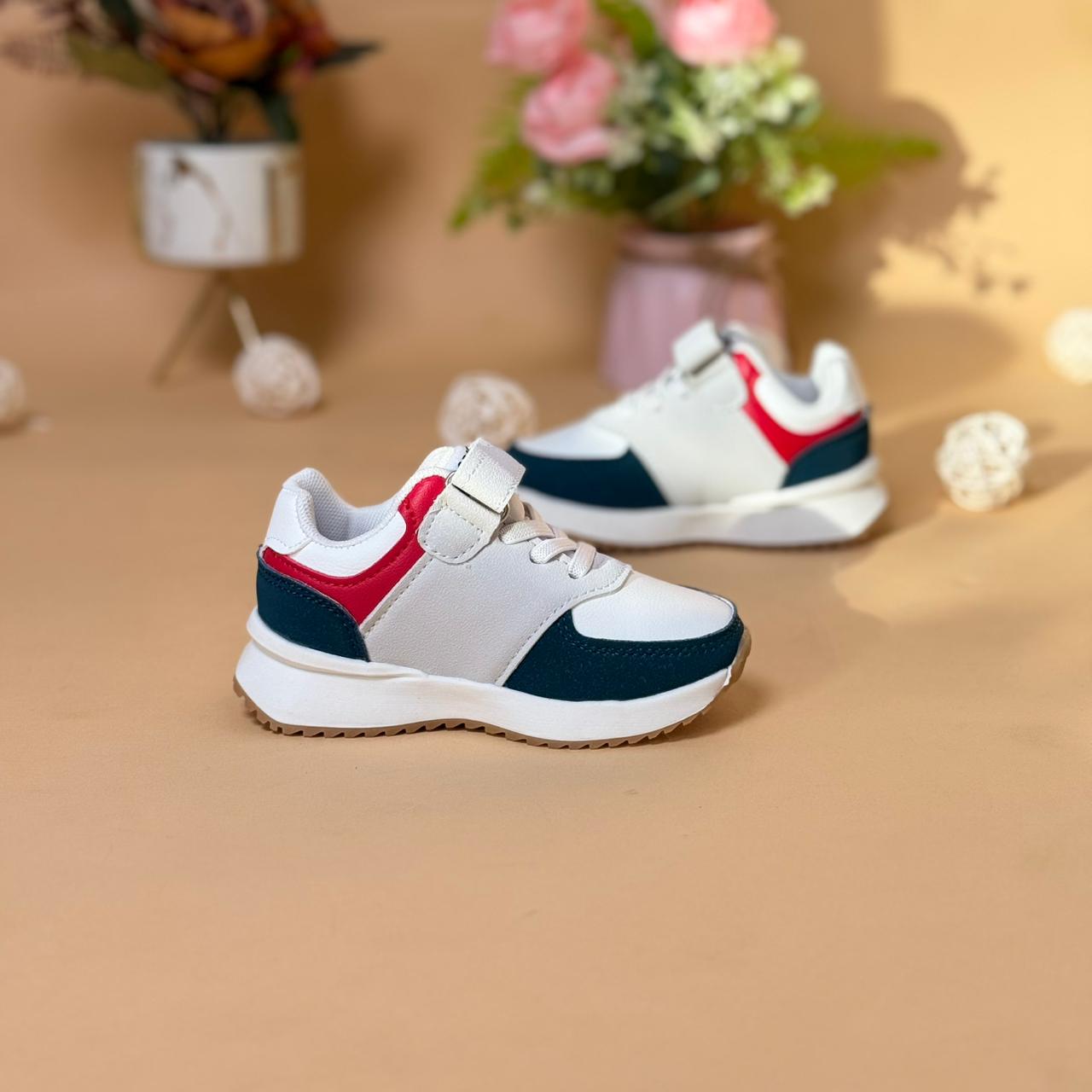 Trendy Red-Blue Sneakers for Kids