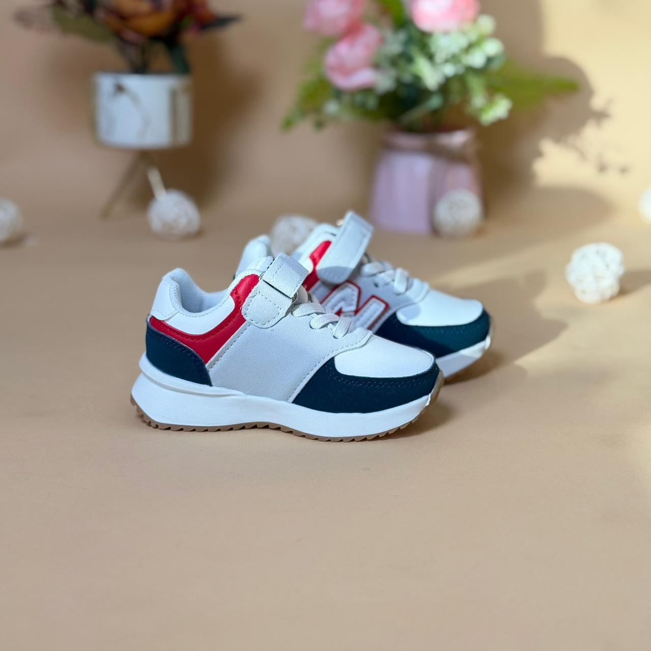 Trendy Red-Blue Sneakers for Kids