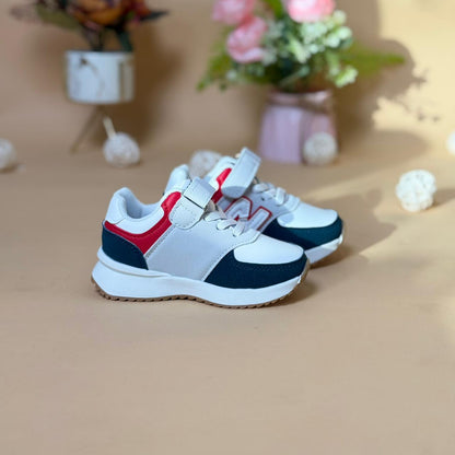 Trendy Red-Blue Sneakers for Kids