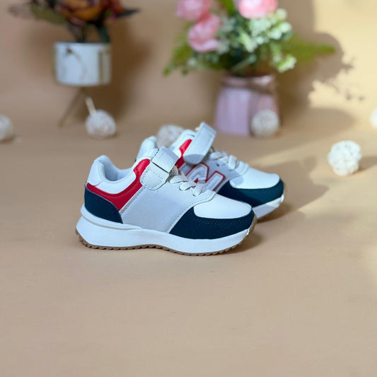 Trendy Red-Blue Sneakers for Kids
