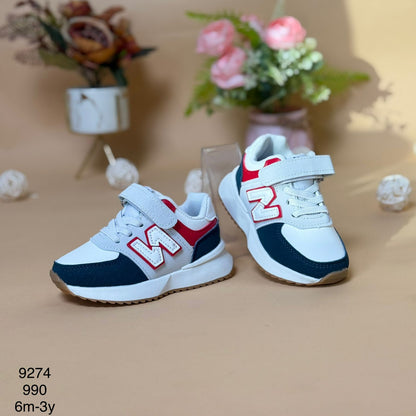 Trendy Red-Blue Sneakers for Kids