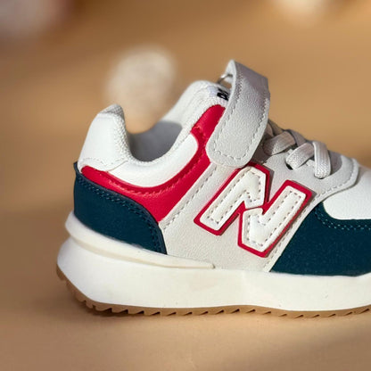 Trendy Red-Blue Sneakers for Kids