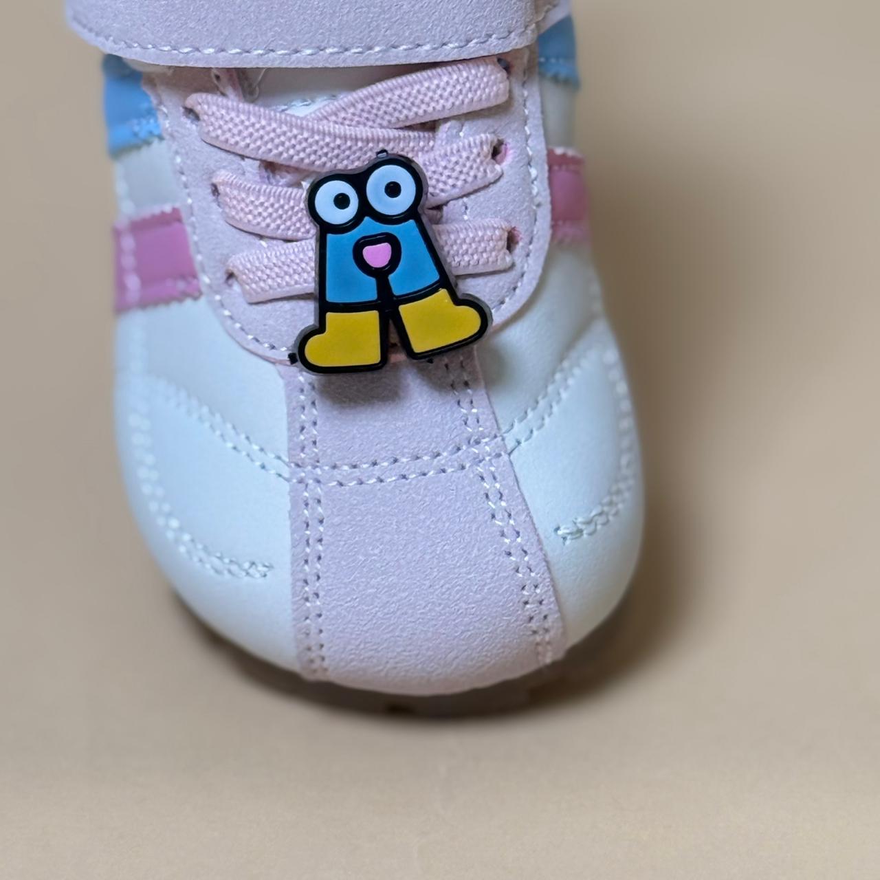 Pink & Blue Stripe Casual Sneakers