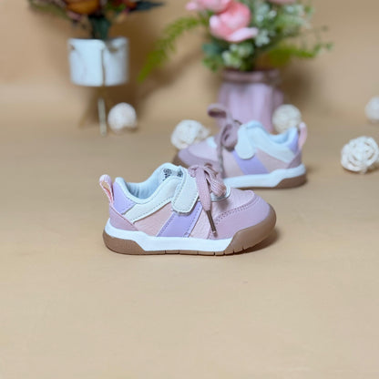 trendy pastel pink kids sneaker