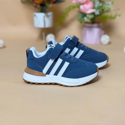 classic blue kids sports sneaker