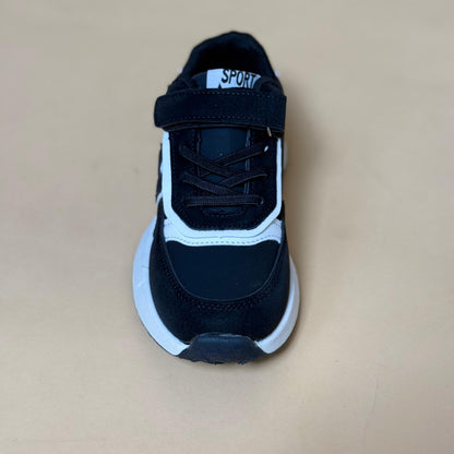 Classic black & white kids sneaker