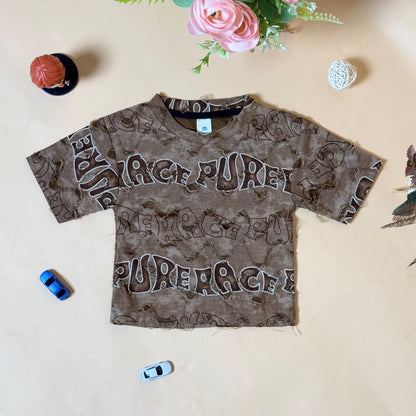 Trendy Printed Half Sleeve T-Shirt