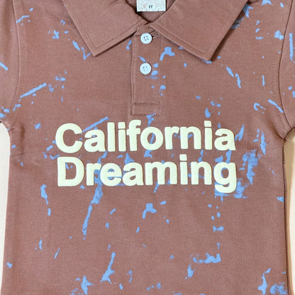 California Dreaming Printed Kids Polo T-shirt