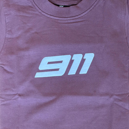 Drop Shoulder"911 Minimal" T-Shirt