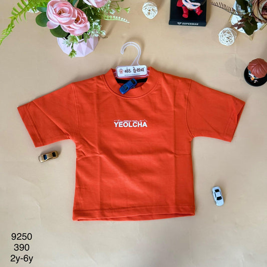 Drop Shoulder"Yeolcha Korean Train"T-Shirt