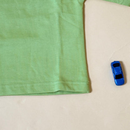 Drop Shoulder"Living with Nature"T-Shirt