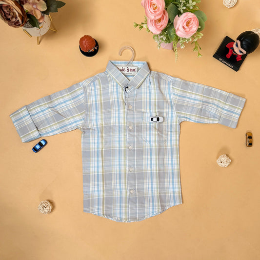 Classic Checkered Kids Shirt