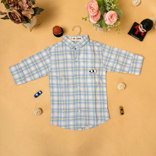 Classic Checkered Kids Shirt