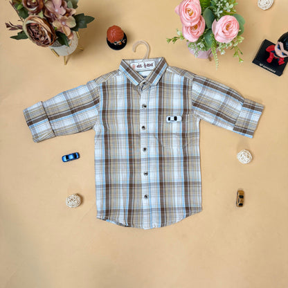 Classic Checkered Kids Shirt