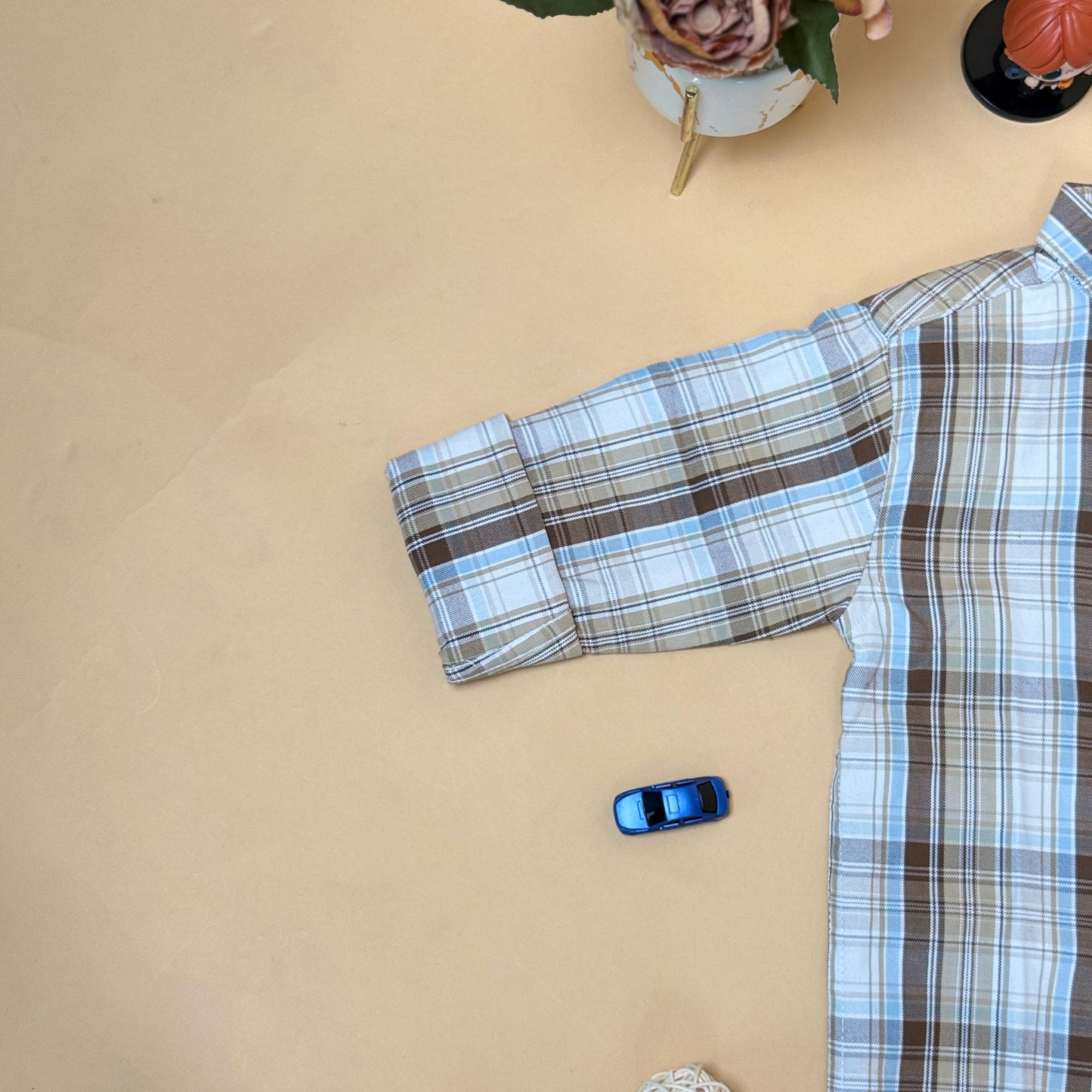 Classic Checkered Kids Shirt