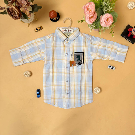 Classic Checkered Kids Shirt