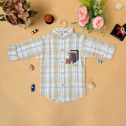 Classic Checkered Kids Shirt