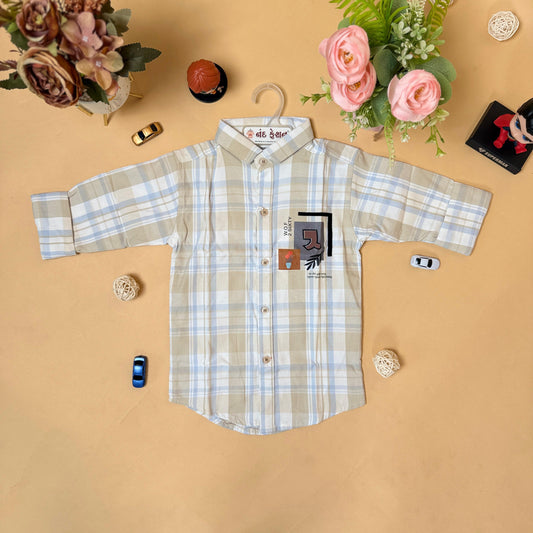 Classic Checkered Kids Shirt