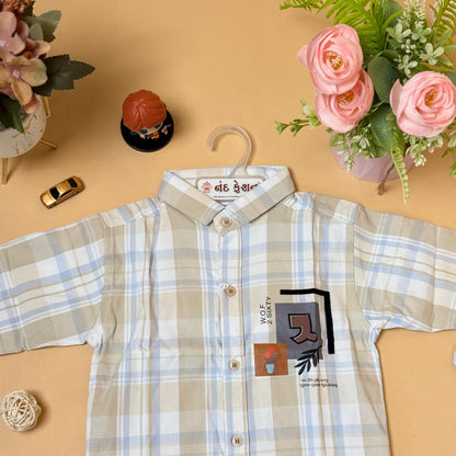 Classic Checkered Kids Shirt
