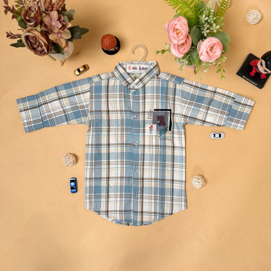Classic Checkered Kids Shirt