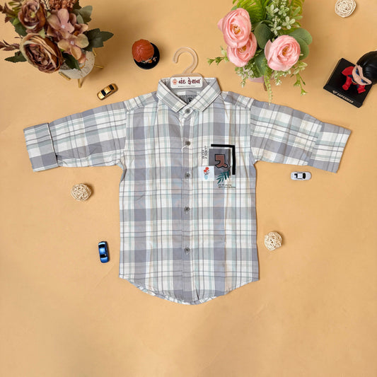 Classic Checkered Kids Shirt