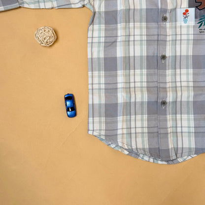 Classic Checkered Kids Shirt