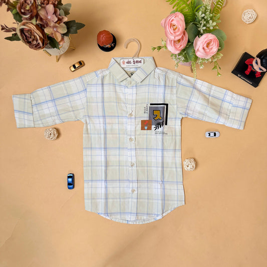 Classic Checkered Kids Shirt
