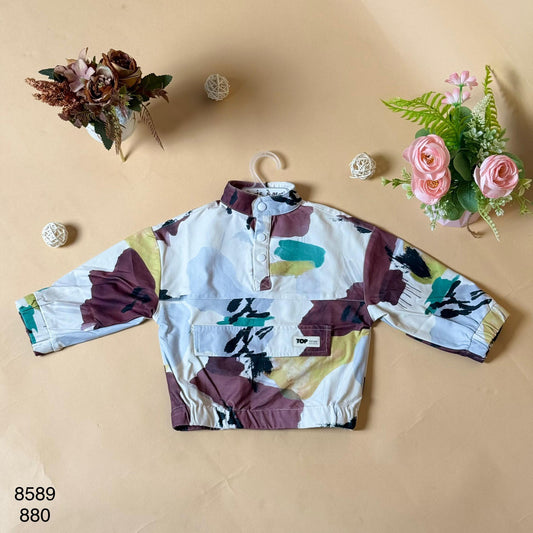 Stylish Abstract Print Kids Shirt