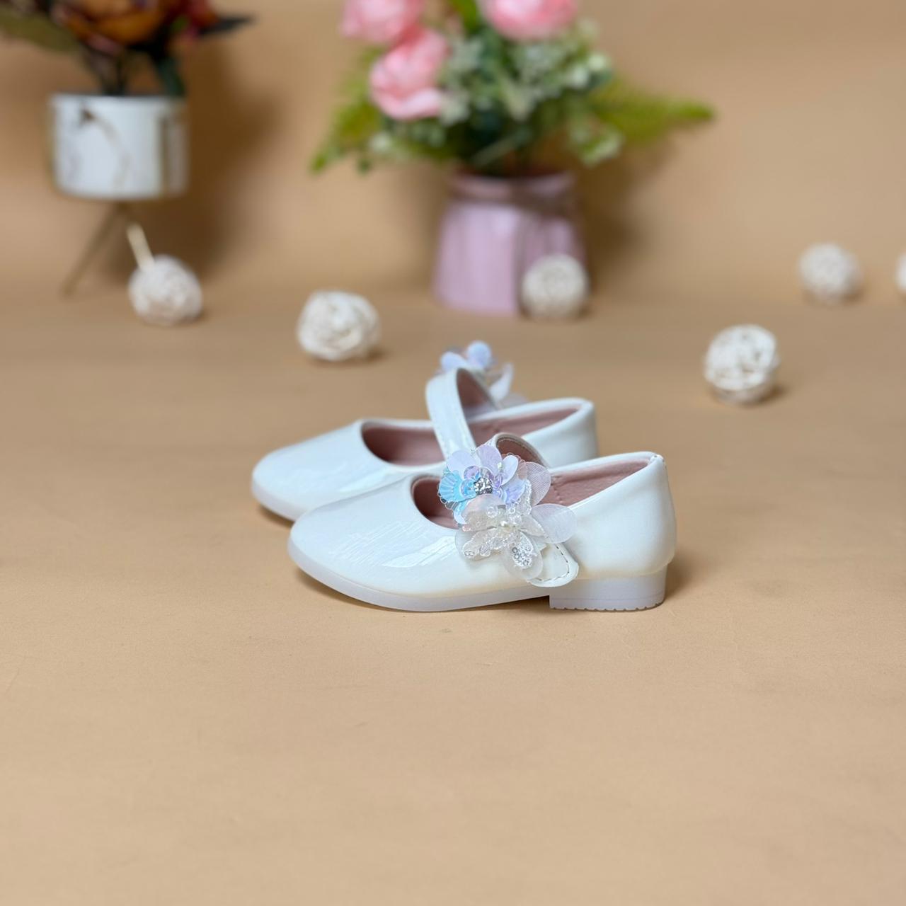 Toddler Fancy Shoes with Flowers