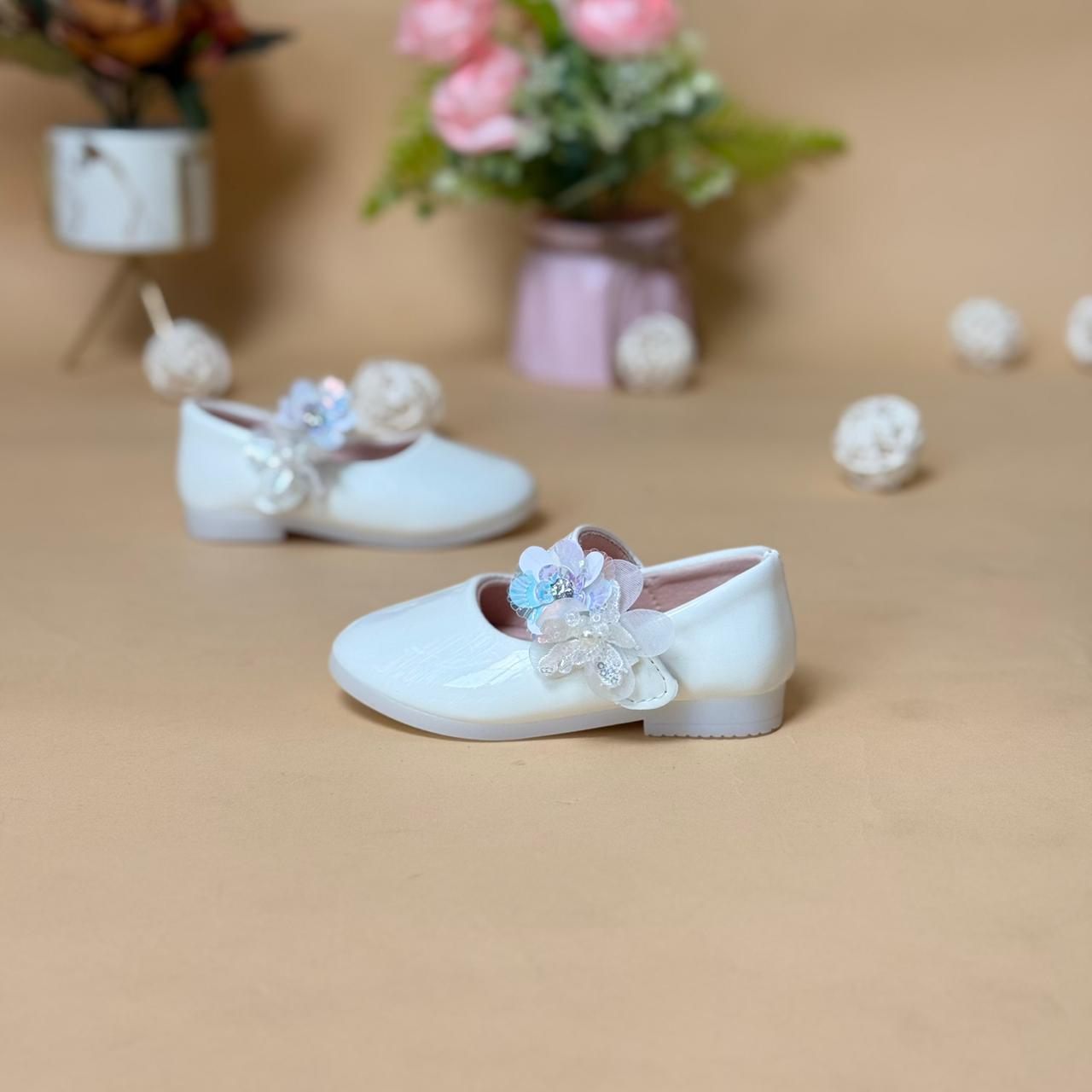 Toddler Fancy Shoes with Flowers