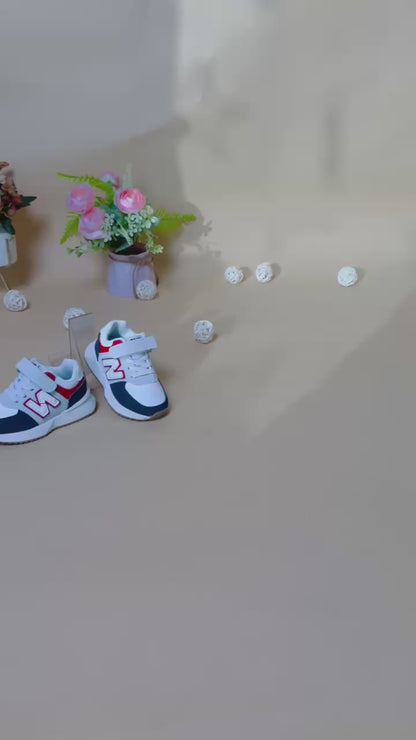 Trendy Red-Blue Sneakers for Kids