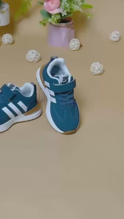 classic blue kids sports sneaker