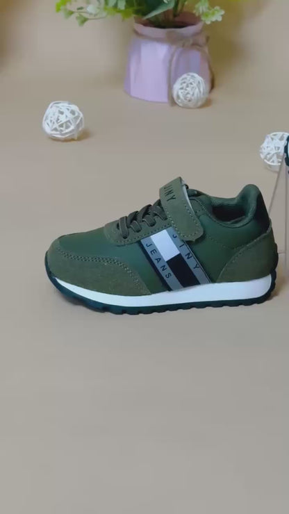 Stylish Kids Green Sneakers